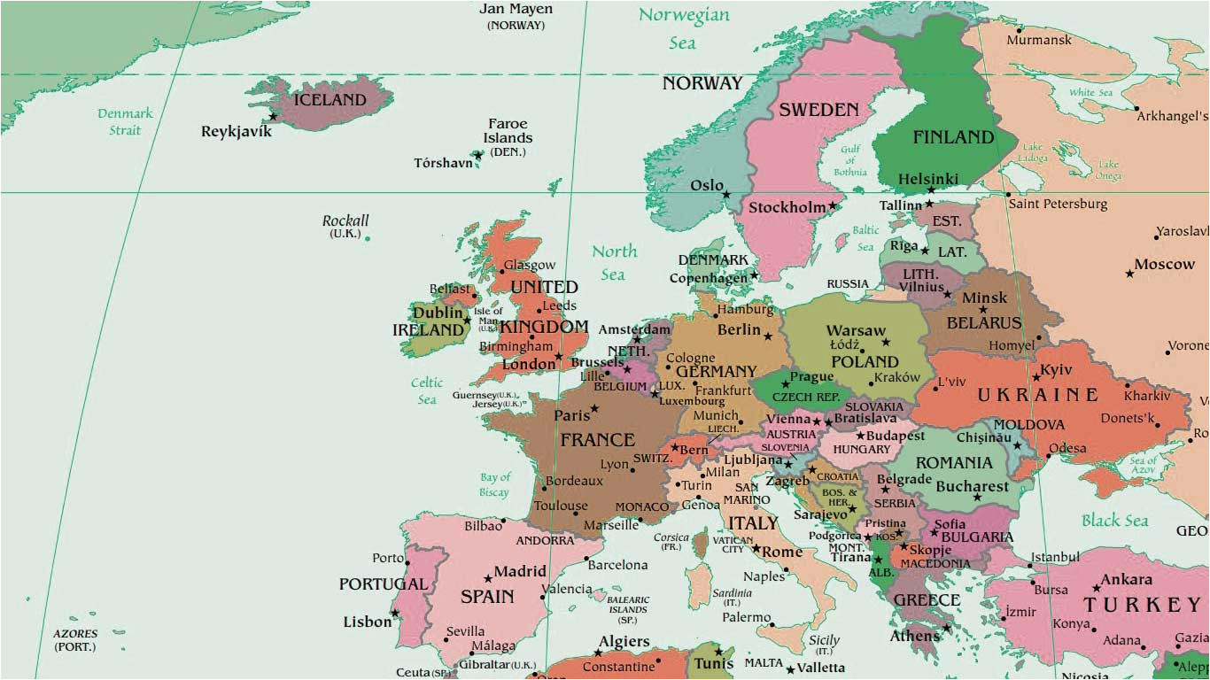 Map Of Northern Europe And Russia Map Of Europe Europe Map Huge