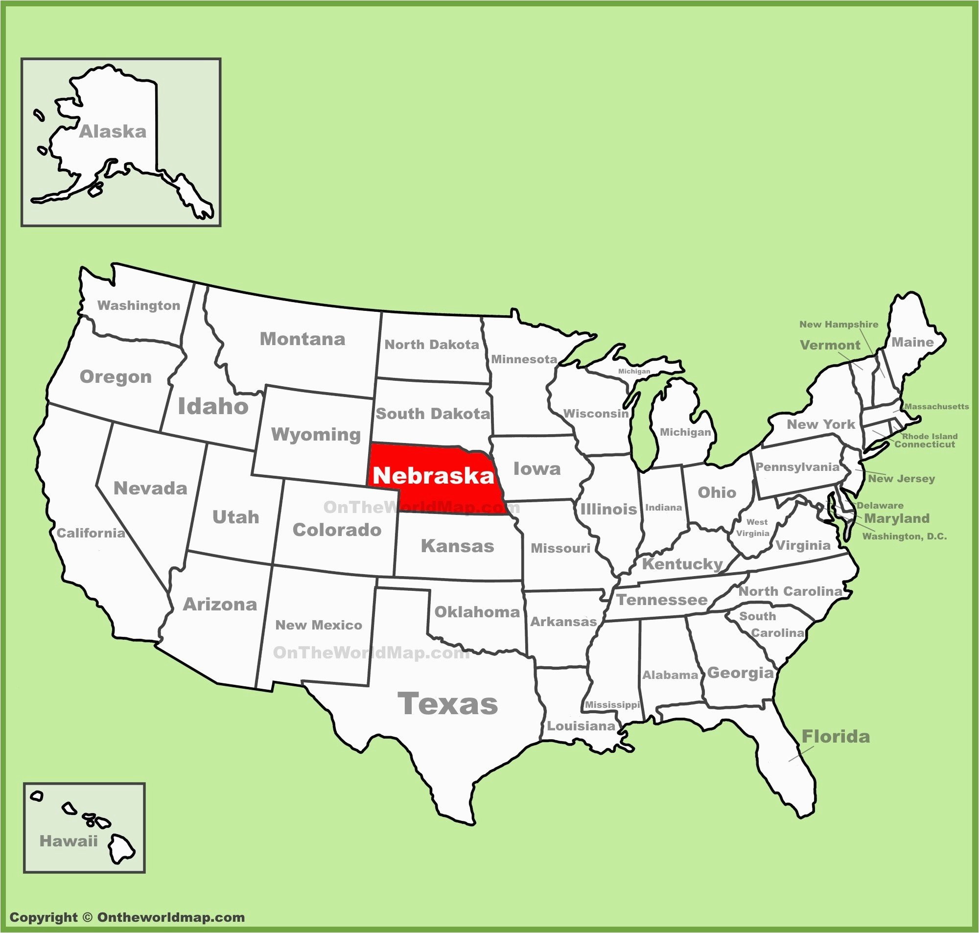 united states map phoenix arizona best nebraska state maps usa
