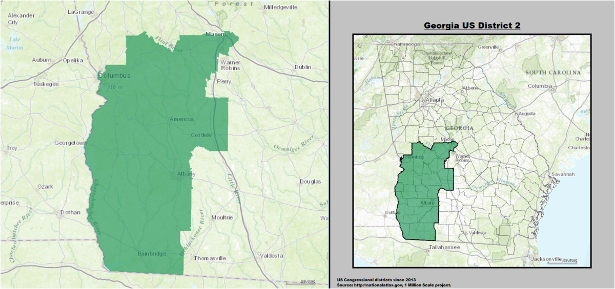 georgia s 2nd congressional district wikipedia