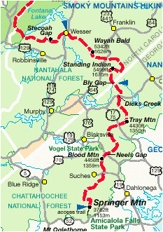 Map Appalachian Mountains Tennessee - Share Map