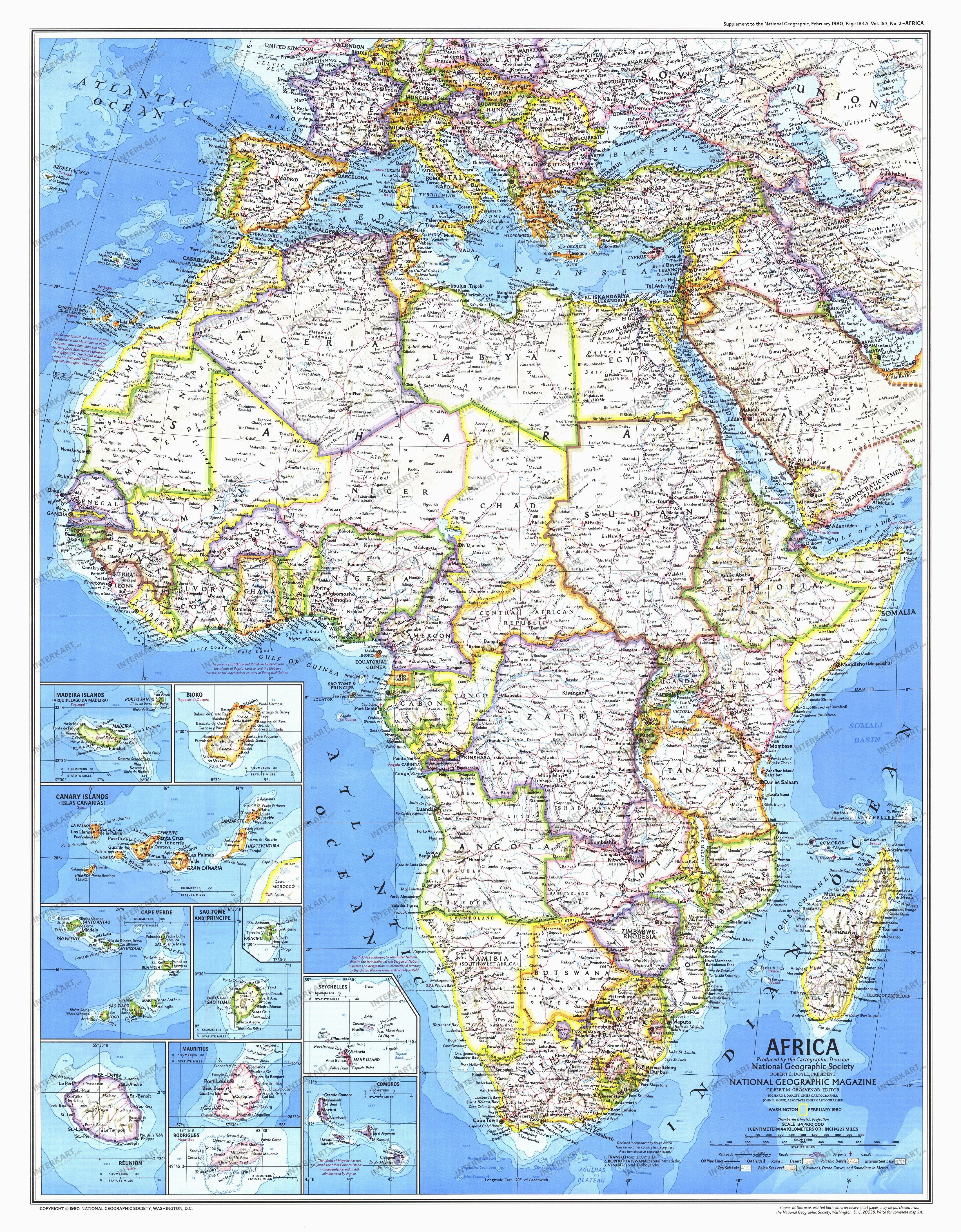 1980 africa map historical maps