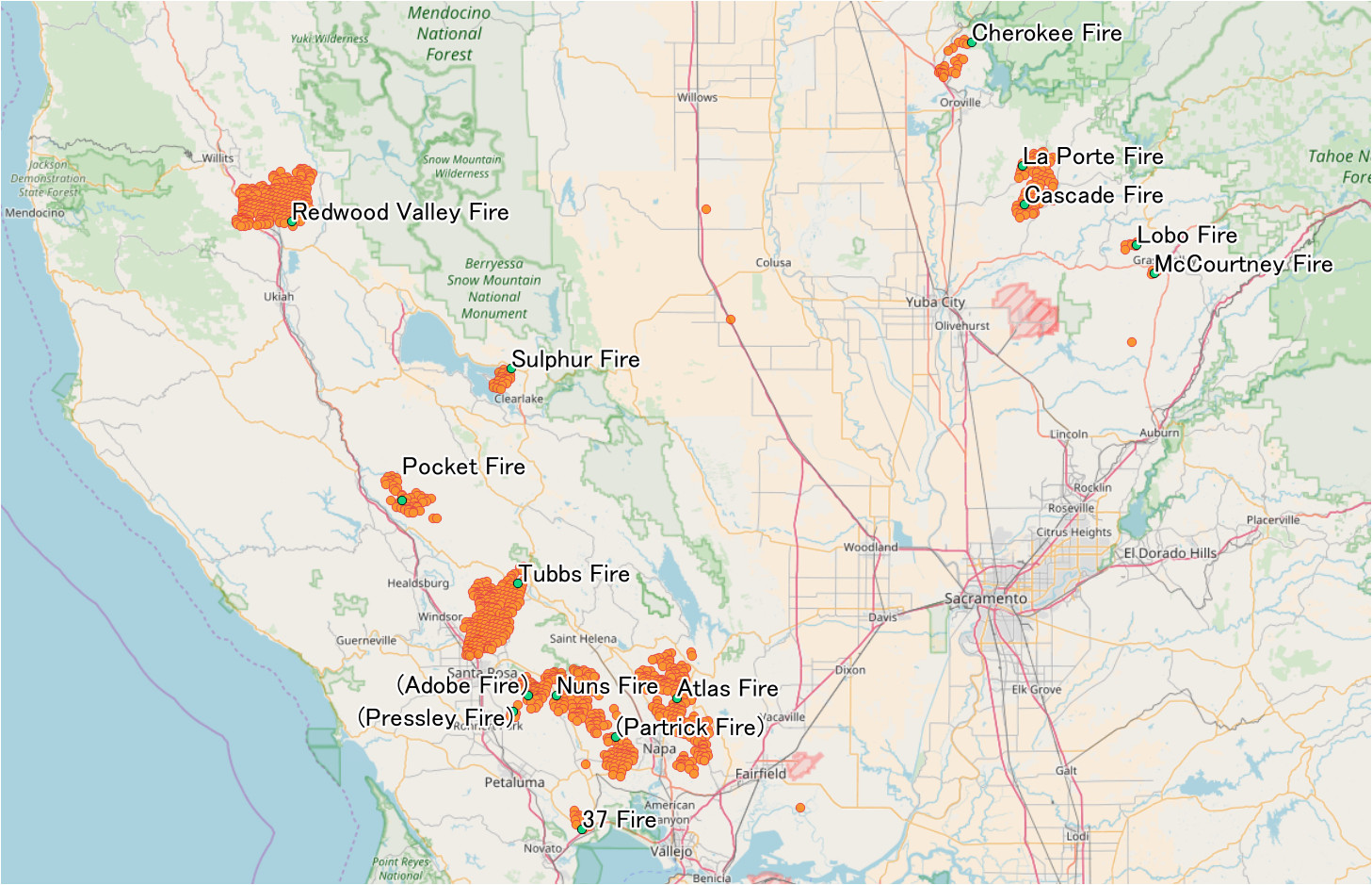 october 2017 northern california wildfires wikiwand