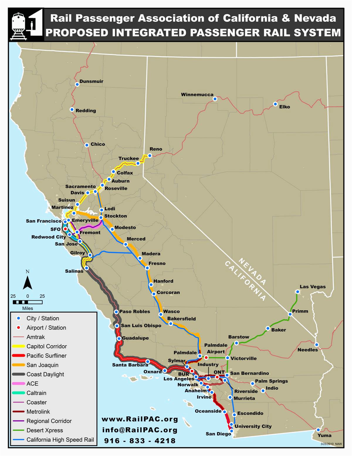 Bullet Train California Map California Amtrak Route Map Www Bilderbeste Com Of Bullet Train California Map 