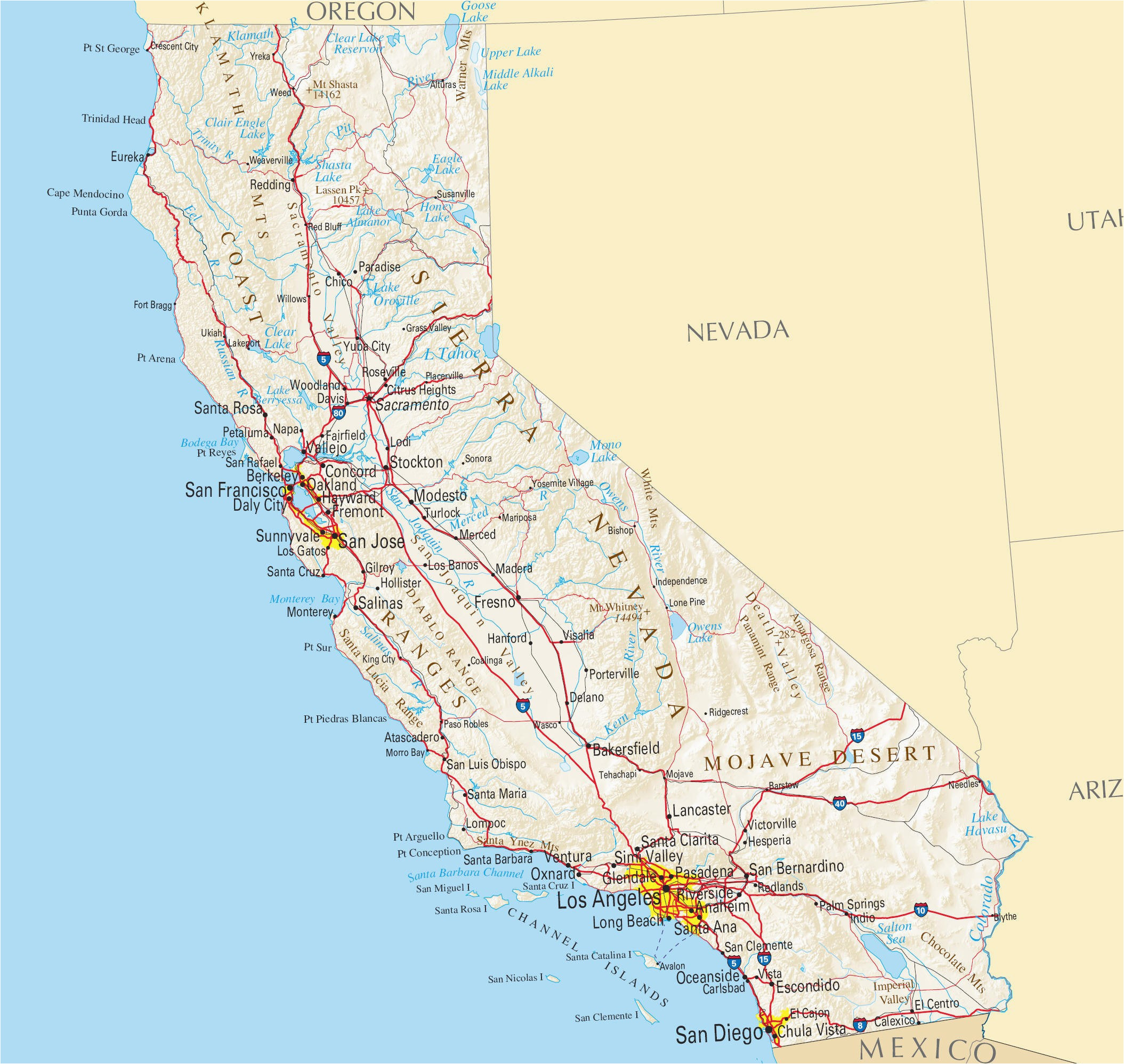 santa barbara on map of california massivegroove com