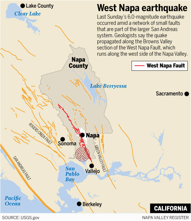 researchers call west napa fault a greater threat the weekly