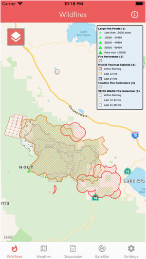wildfire fire map info on the app store