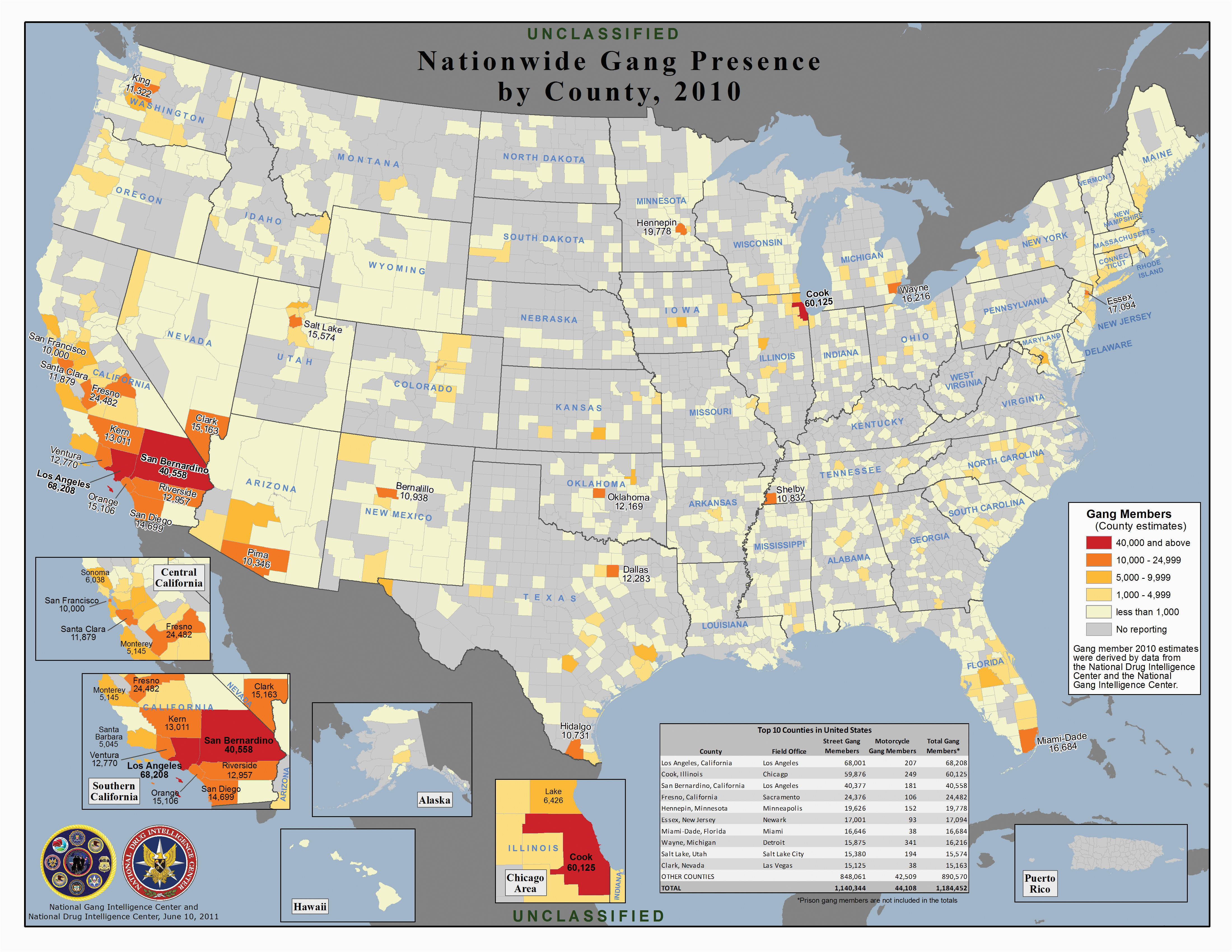 gang member density by county in 2010 4400x3400 mapporn