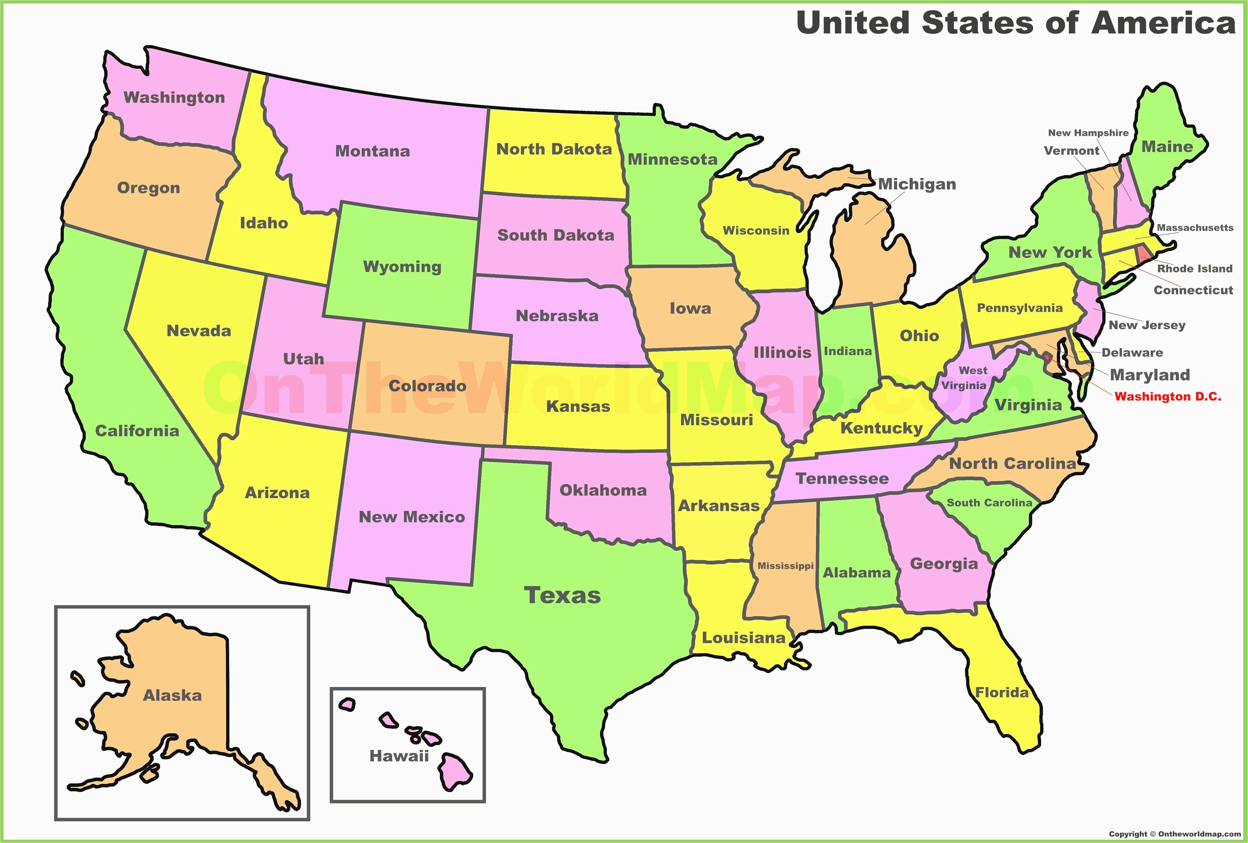 map of united stated best map the states in the us new usa states