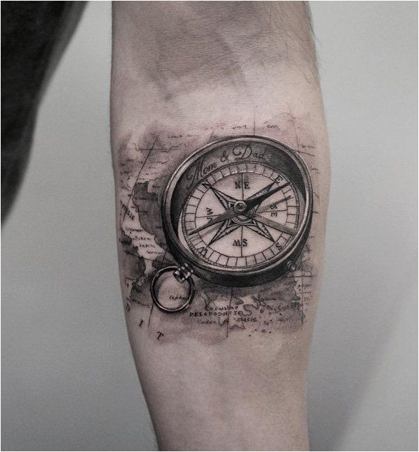 100 awesome compass tattoo designs tattoos pinterest tattoos