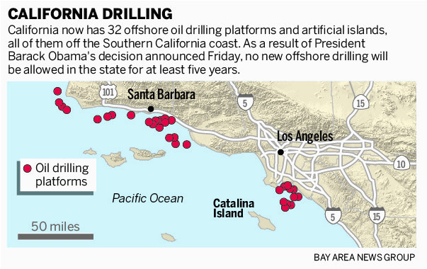 obama blocks new oil drilling off california west coast through 2022
