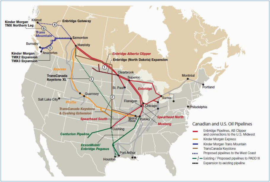 gas oil pipelines musings on maps