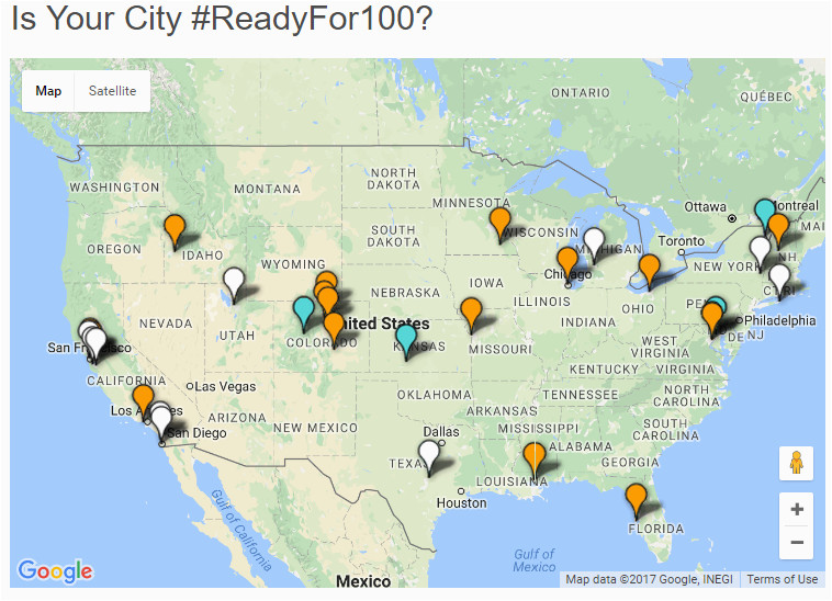 100 commitments in cities counties states sierra club