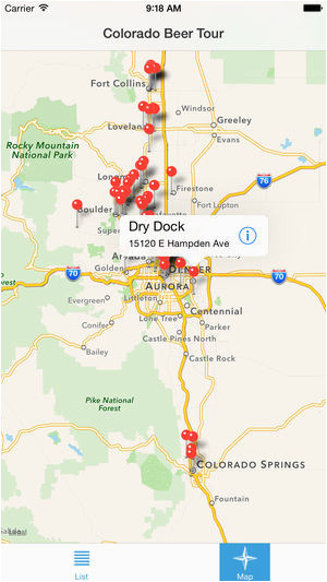 colorado beer tour on the app store