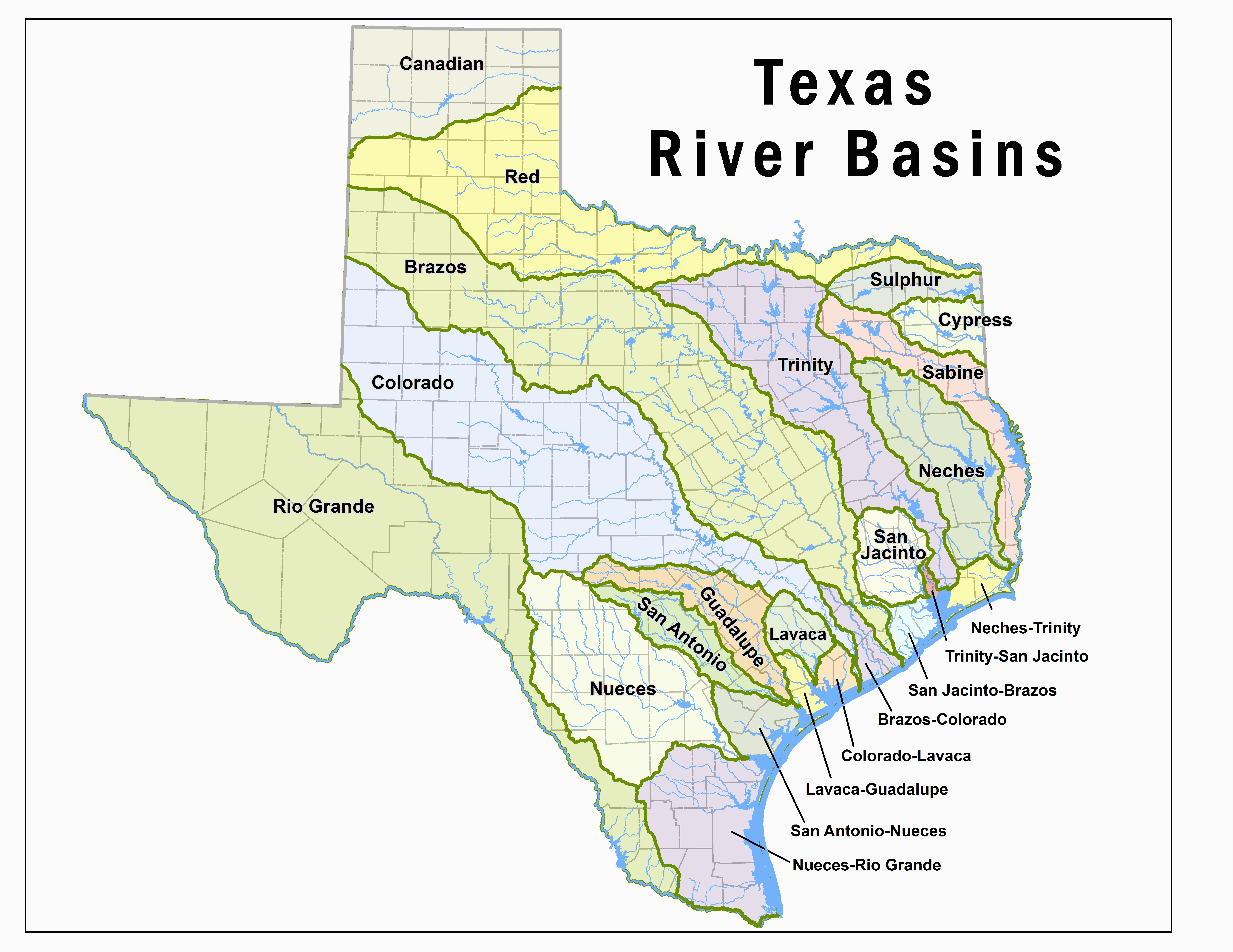 texas colorado river map business ideas 2013