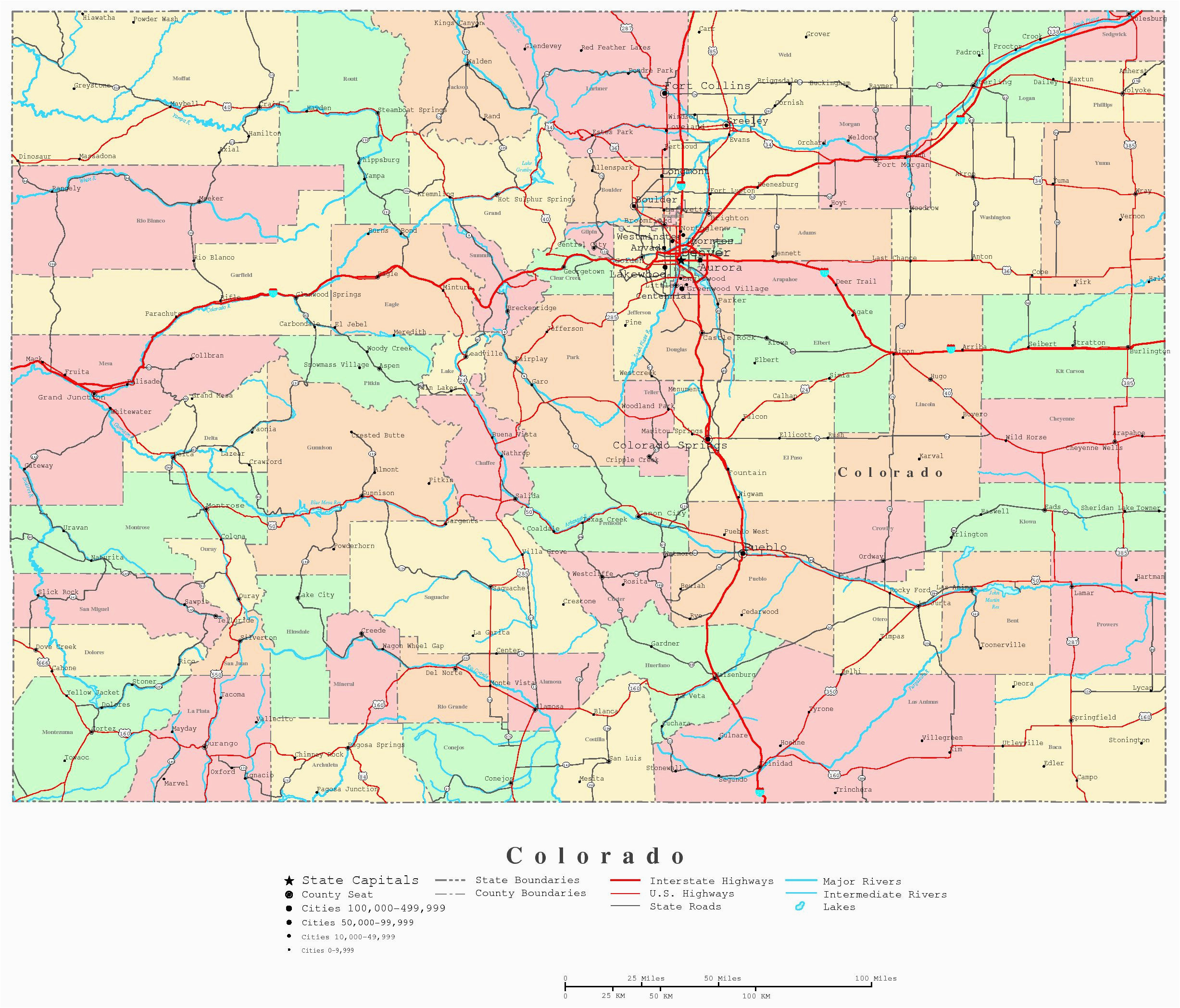 colorado highway map awesome pueblo colorado usa map new pueblo