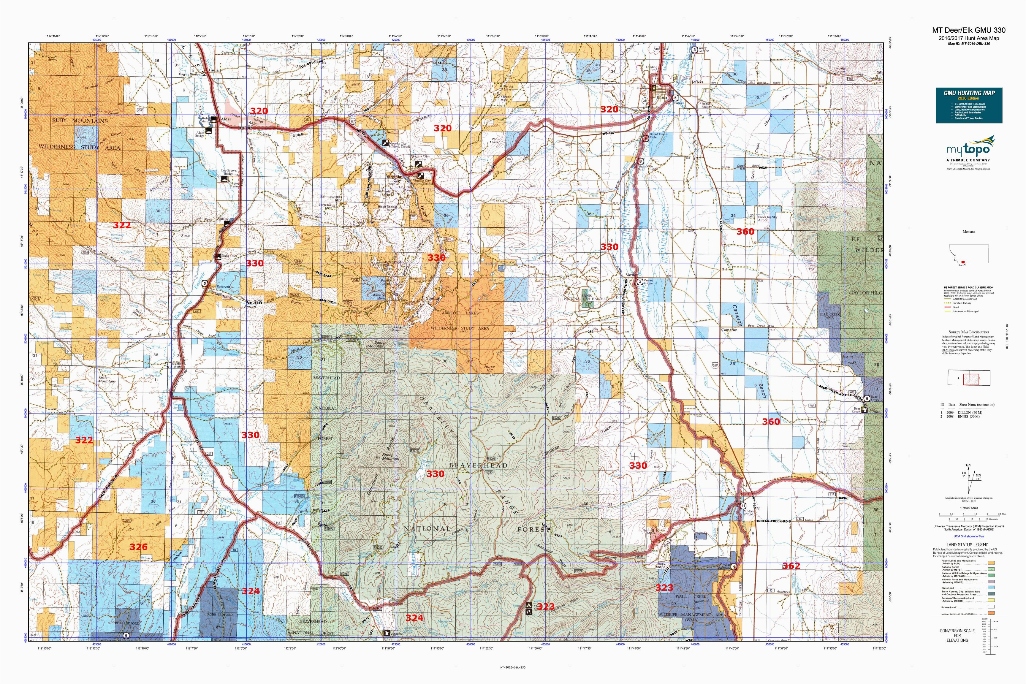 colorado hunting unit map maps directions