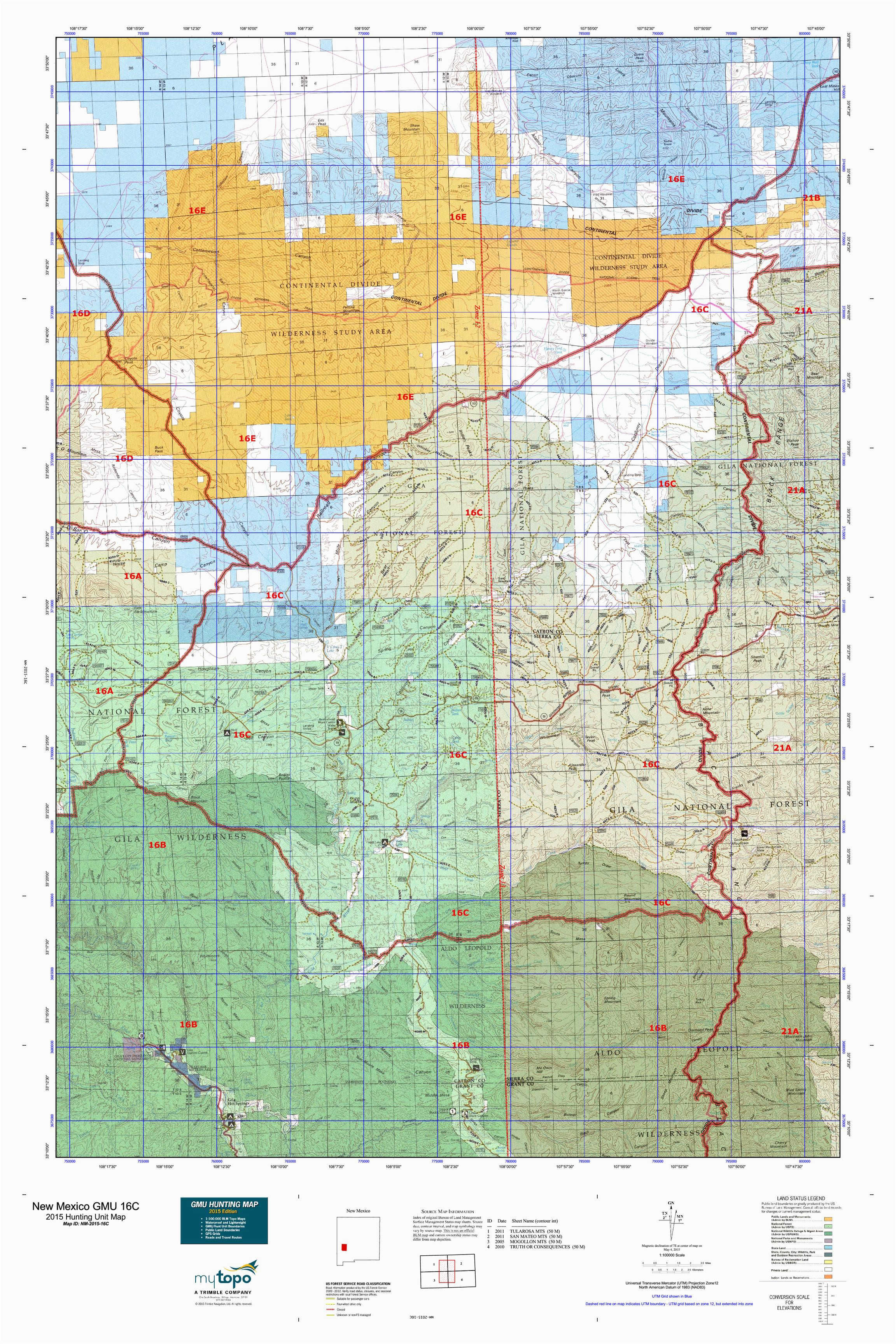 Colorado Hunting Unit Map