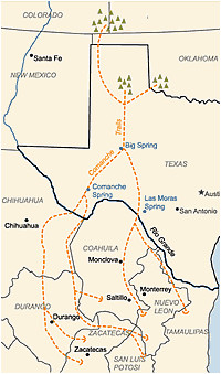 comanche trails map our indians pinterest native american