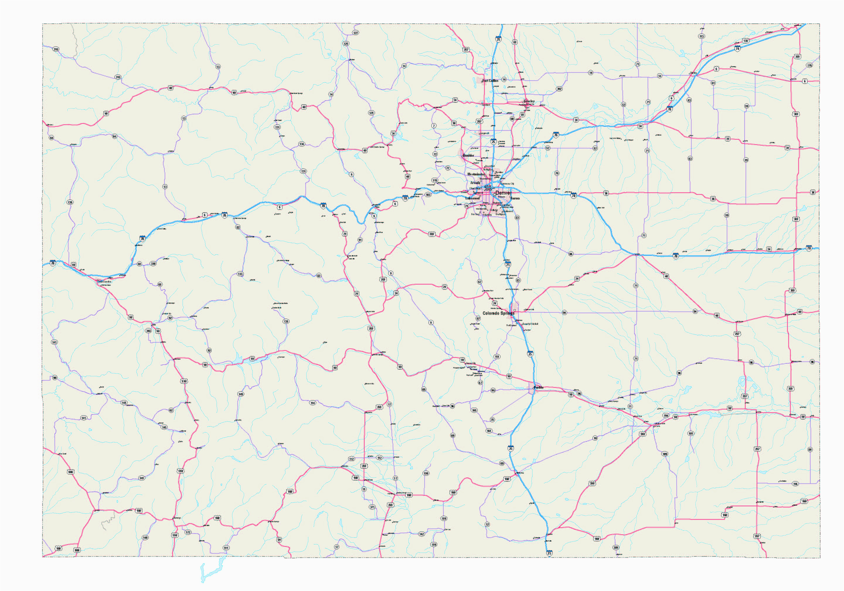 colorado highway map beautiful colorado maps colorado map maps of