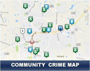 community crime map fuquay varina nc
