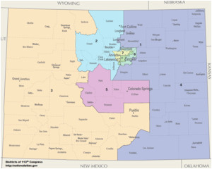 colorado s congressional districts wikipedia