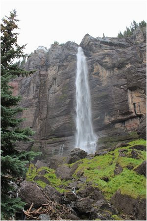 bridal veil falls just outside telluride colorado picture of