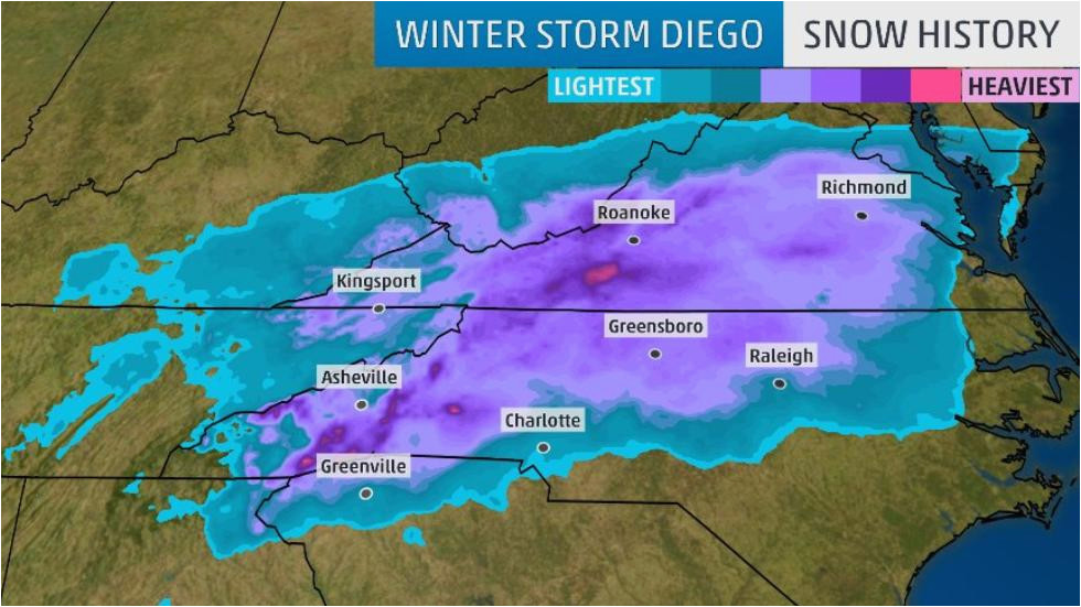 winter storm diego crippled the southeast with heavy snow and