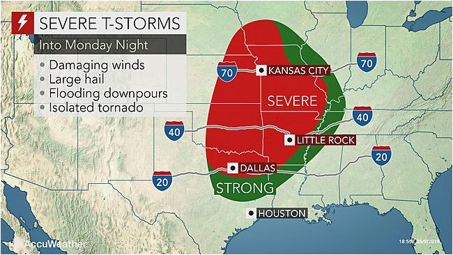 severe storms to strike central us early this week