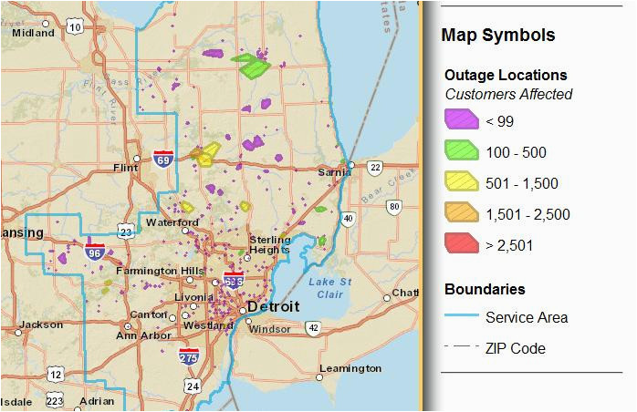 Consumers Power Outage Map Michigan | secretmuseum