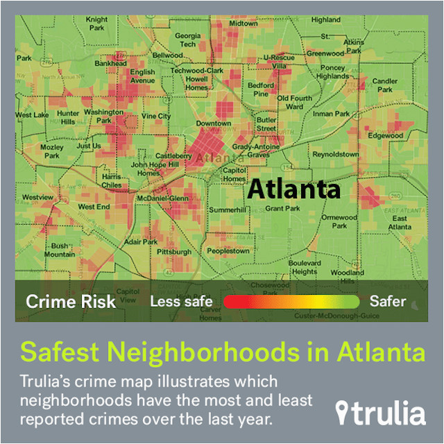 the safest neighborhoods in atlanta