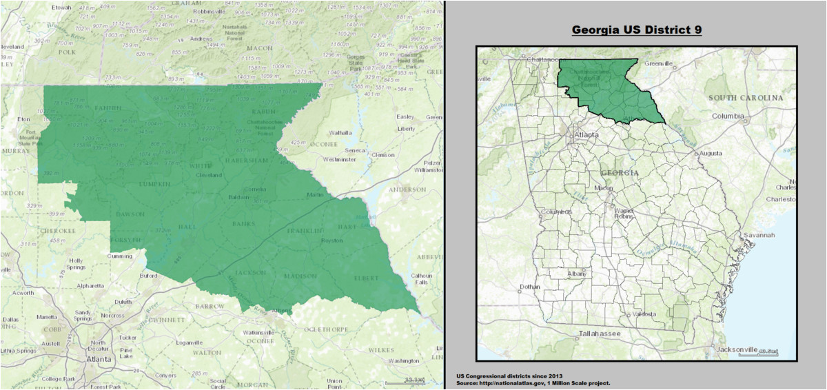 georgia s 9th congressional district wikipedia