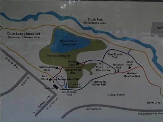 trail map of clyde shepherd nature preserve picture of clyde