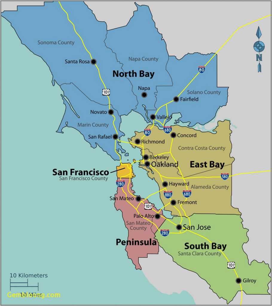 san francisco on map of california massivegroove com