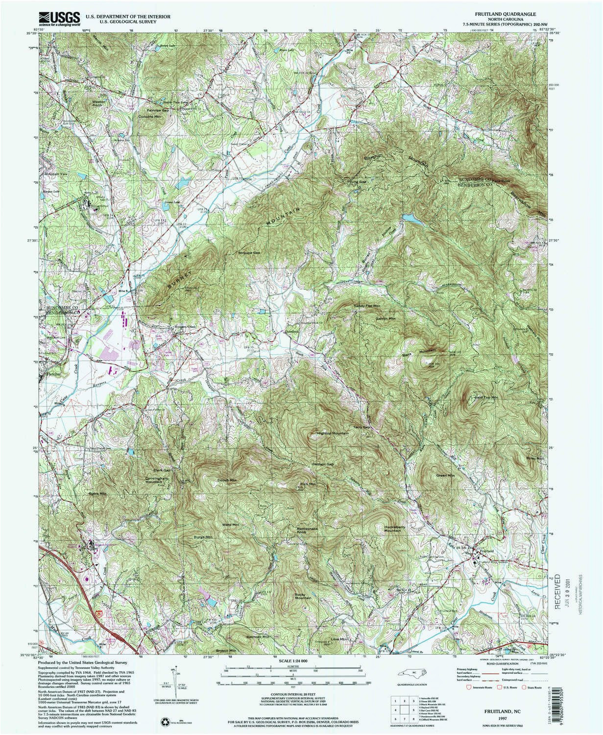 amazon com fruitland nc topo map 1 24000 scale 7 5 x 7 5 minute