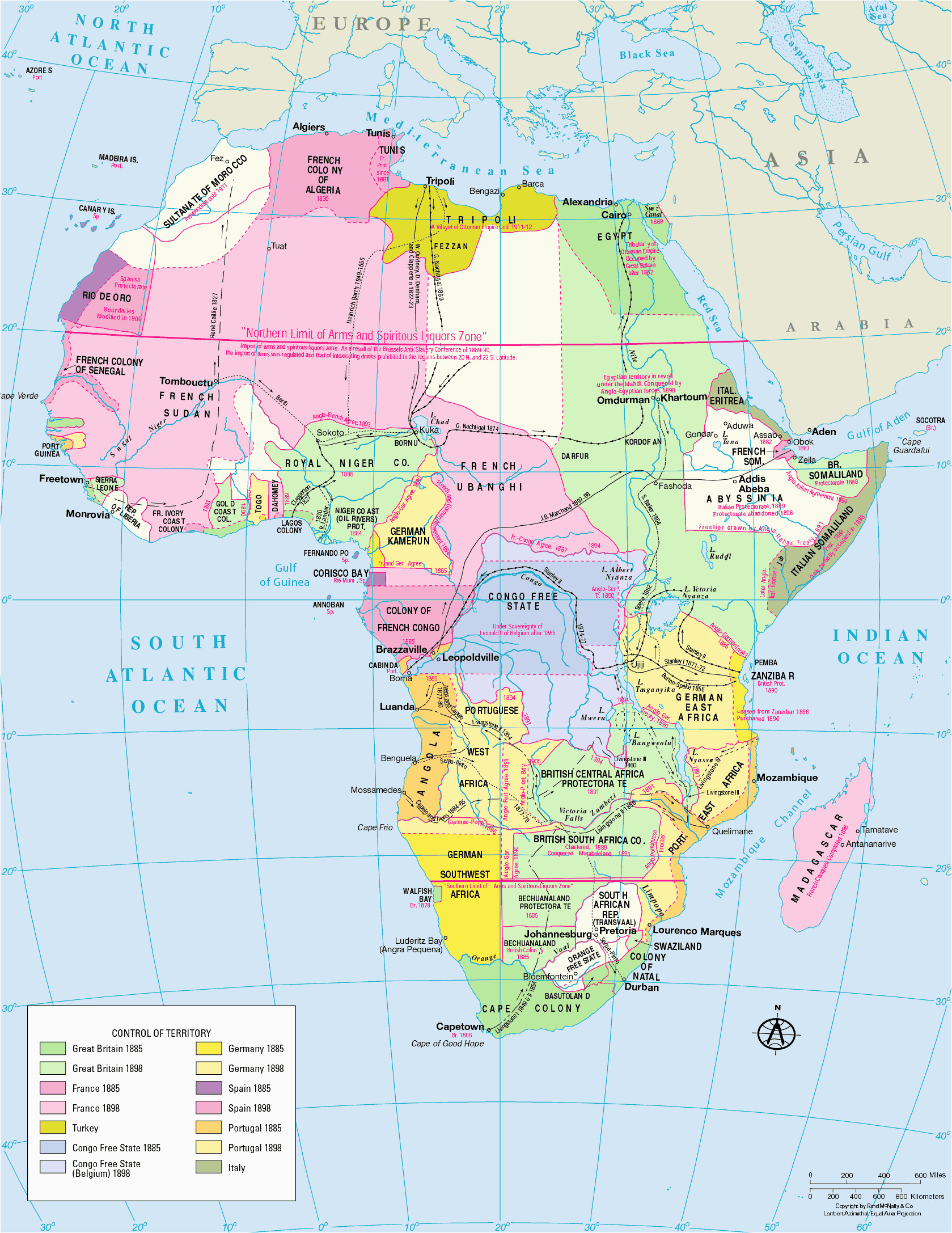 european partition of africa 19th century maps pinterest