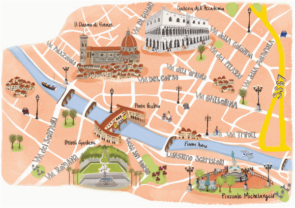 florence map by naomi skinner travel pinterest florence italy