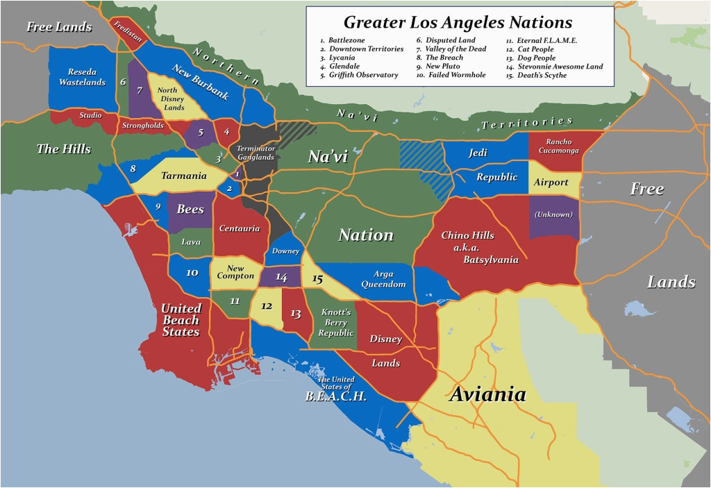 Street Gangs Map   Gangs In California Map Los Angeles Gang Map Beautiful Los Angeles Maps California Us Maps Of Gangs In California Map 