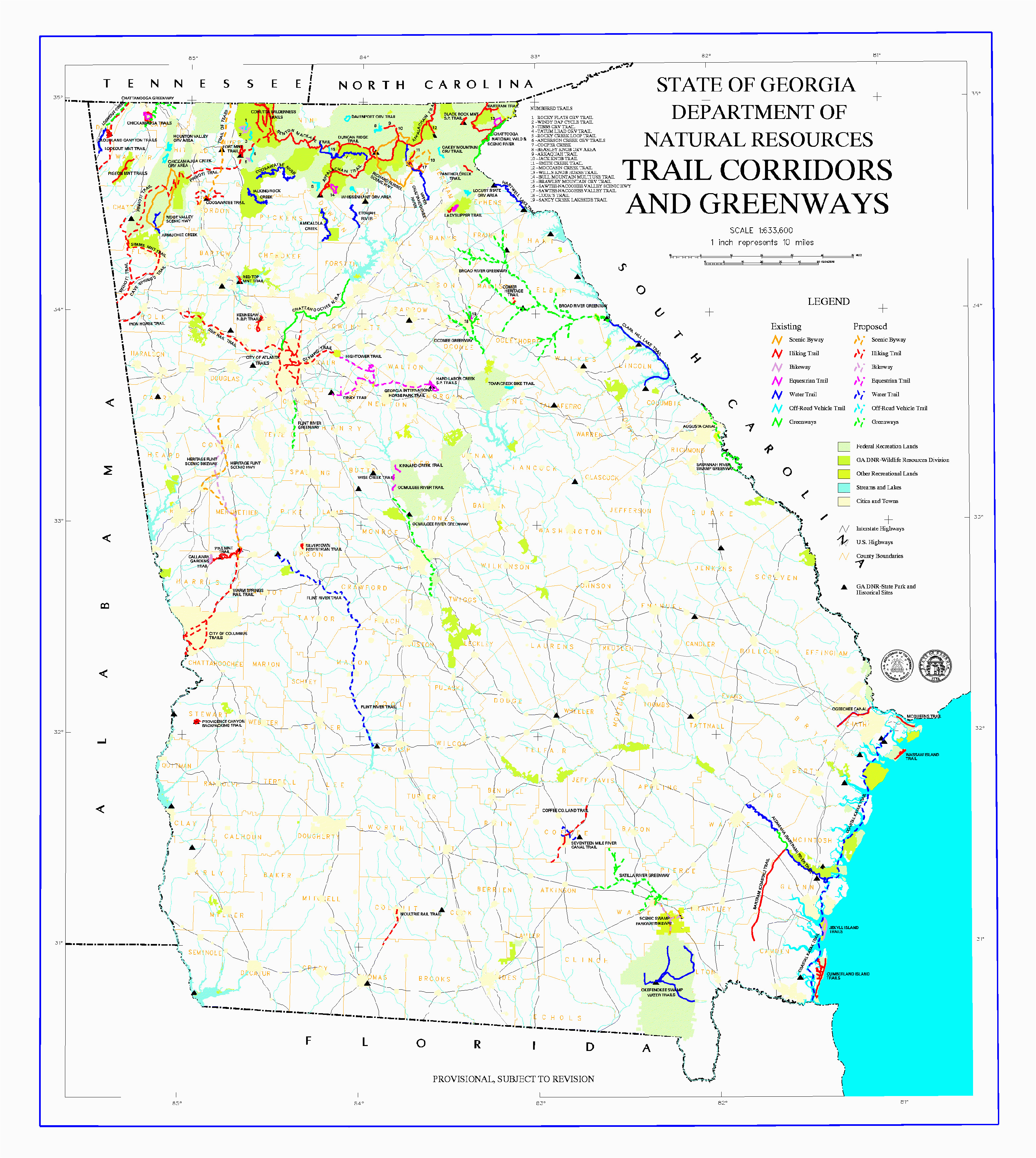 Georgia Appalachian Trail Map Secretmuseum
