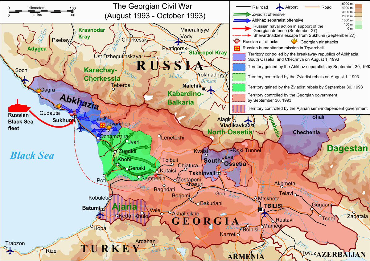georgian civil war wikipedia
