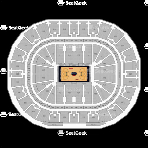 Smoothie King Center Seating Chart With Row Numbers