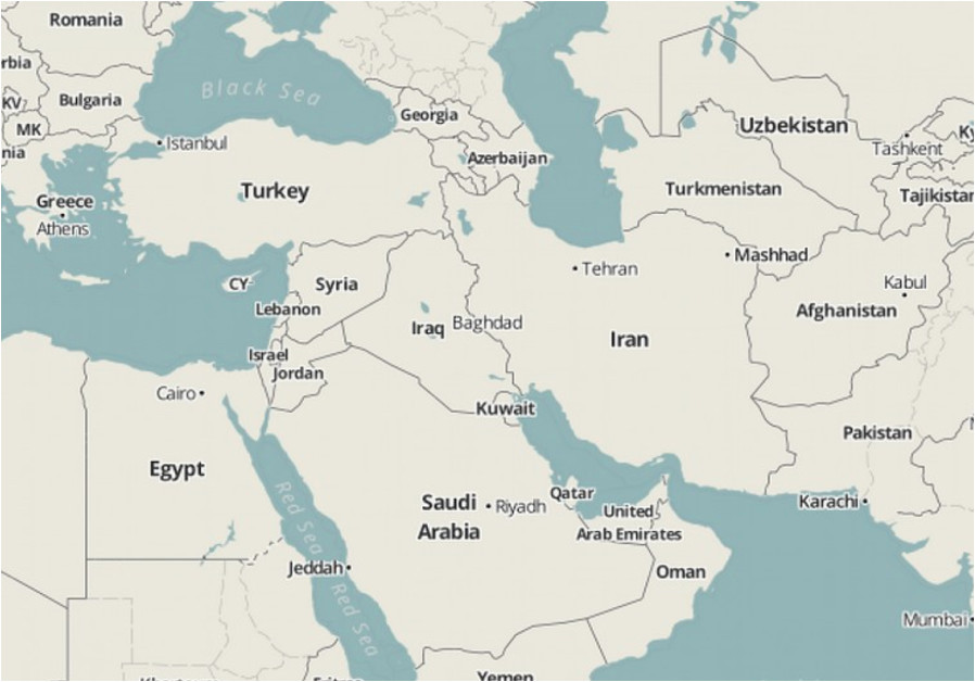 israel wiped off the map in middle east atlases middle east