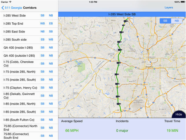 Georgia Navigator Traffic Map atlanta 511 Georgia atlanta Traffic On the App Store