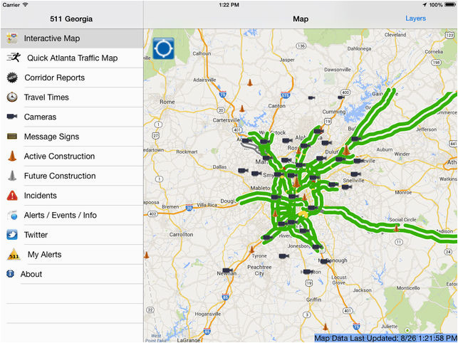 atlanta traffic navigator