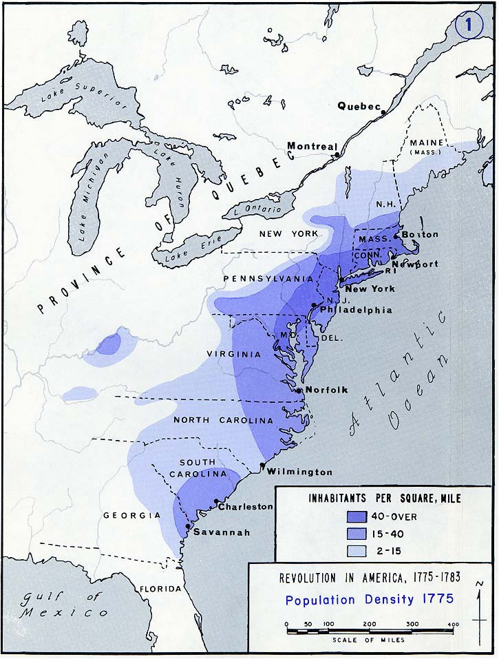 population density of the 13 american colonies in 1775 brilliant maps