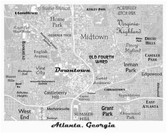 52 best atlanta map images atlanta map chicago map city maps