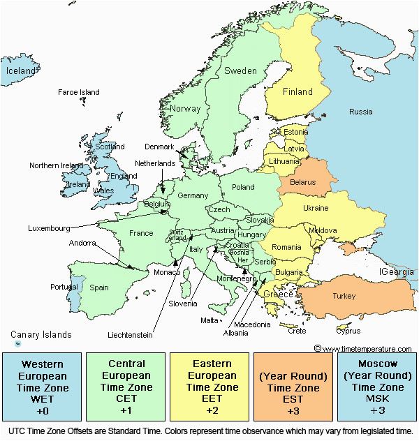europe time zone europe current time