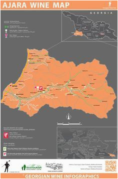 adjara ajara wine map georgian wine infographics wineo in 2018