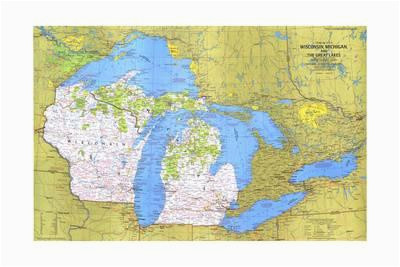 affordable maps of michigan posters for sale at allposters com