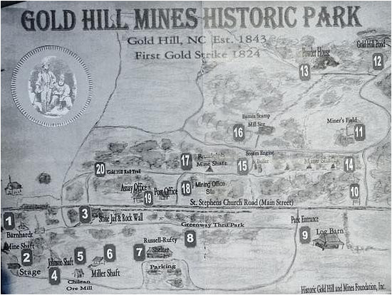 historic park map picture of gold hill mines historic park gold