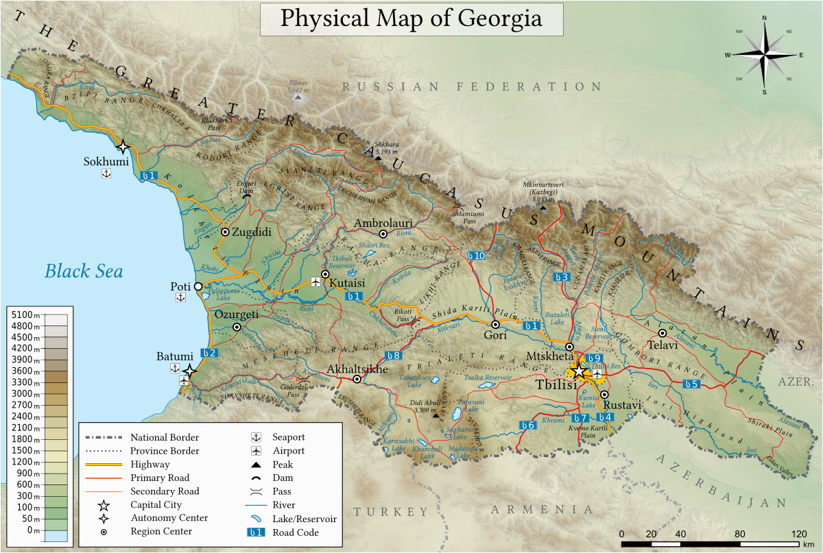 geography of georgia country wikipedia